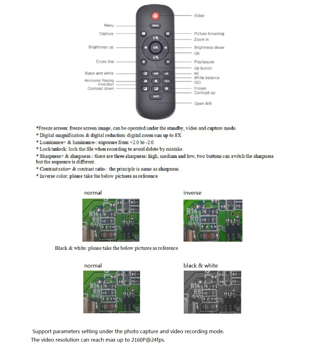 HY-1070 5 дюймов Экран 16MP 4K 1080P 60FPS USB& WI-FI цифровой микроскоп промышленности Камера 150X с резьбовым соединением типа C