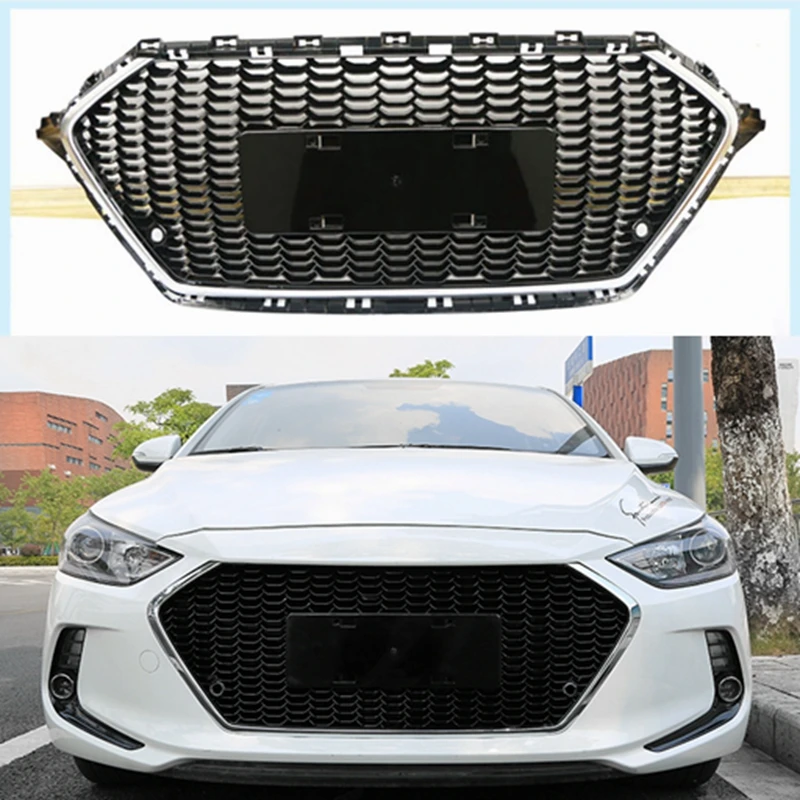 ABS Plastic Front Bumper Front Grille Front Grilles Shiny