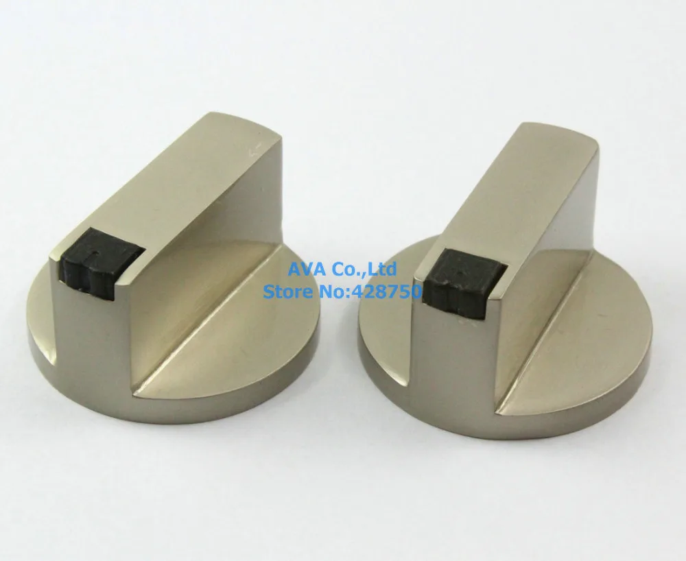 4 Piecec Kitchen Metal Gas Stove Range Burner Knob Switch Replacement