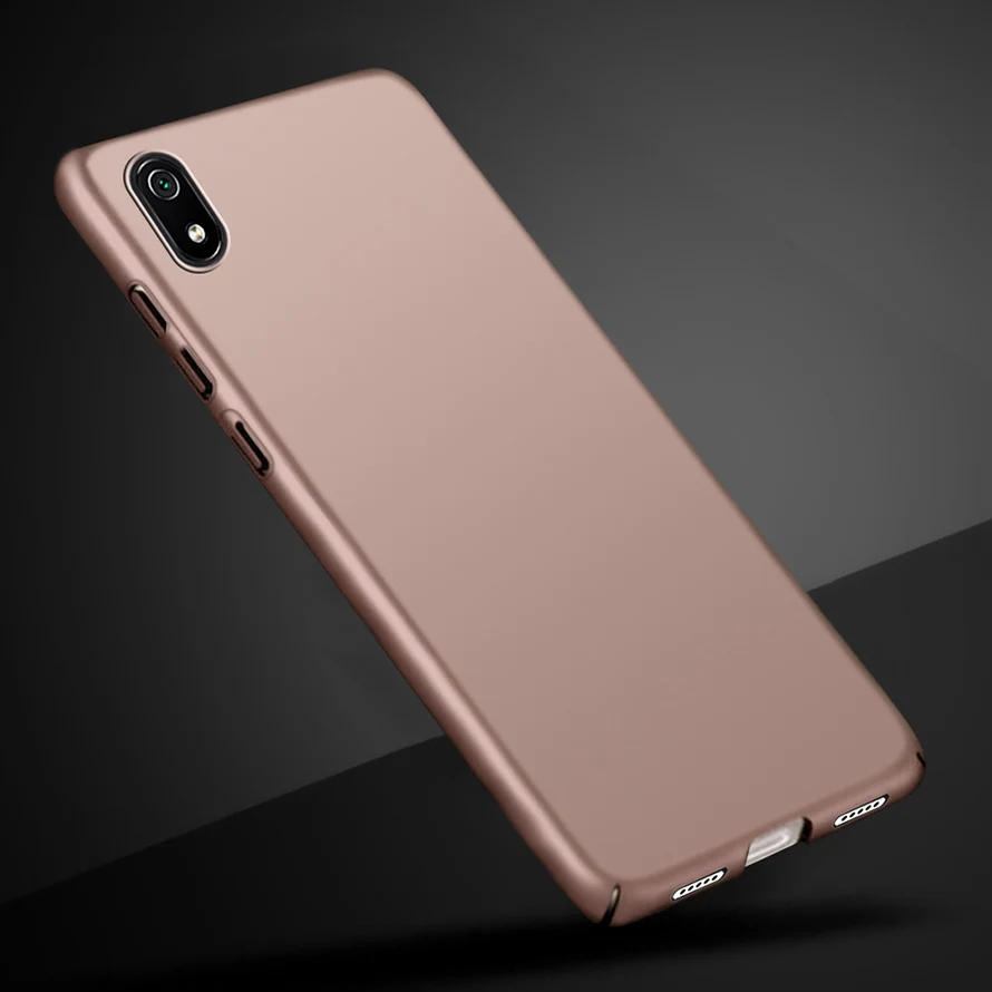 Модный Роскошный чехол для Xiaomi redmi 7A, жесткий пластиковый чехол с рисунком для redmi 7A 5,45 дюйма, задняя крышка для Xiaomi redmi 7A A7, глобальная версия - Цвет: Бежевый