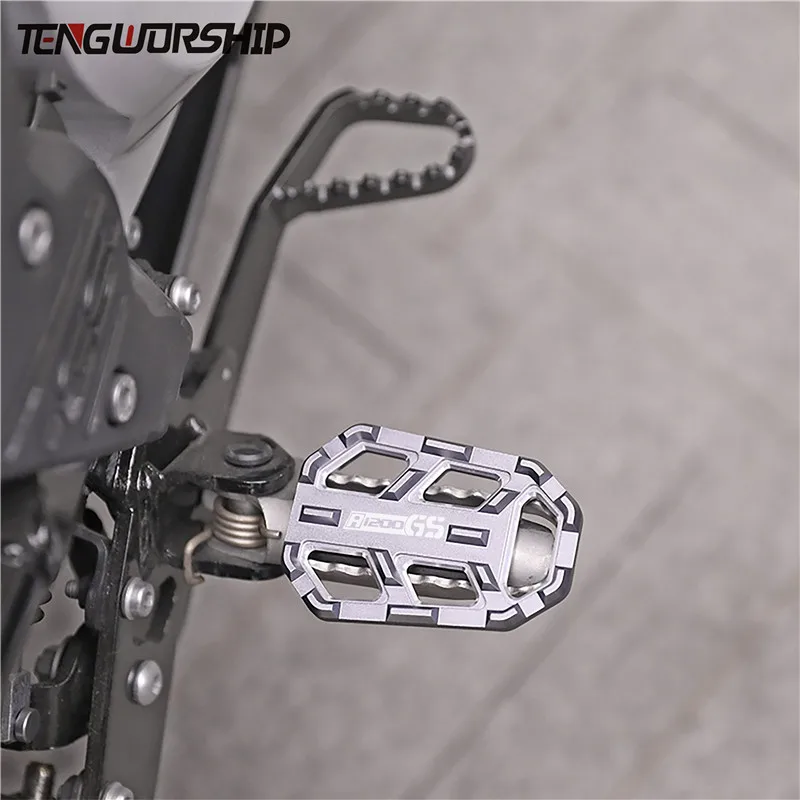 Motorcycle Billet MX Wide Foot Pegs Pedals Rest Footpegs for BMW