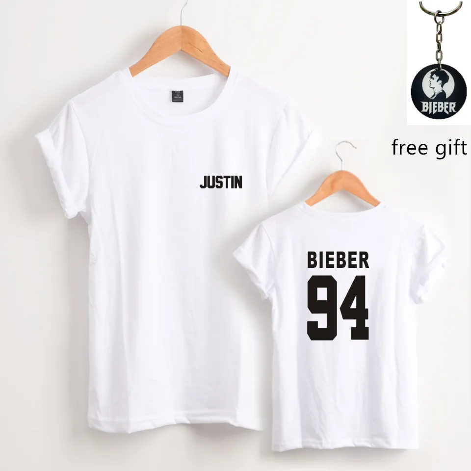 

Justin Bieber T Shirt Women and Men Tshirt Rock Hip Hop Short Sleeve Name And Age T-shirt Tumblr Clothing Tee Shirt Size 4XL