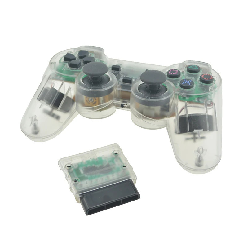 Bezprzewodowy pad do gier dla Sony PS2 kontroler dla Playstation 2 joysticka konsoli podwójne wibracje Shock Joypad bezprzewodowy Controle -
