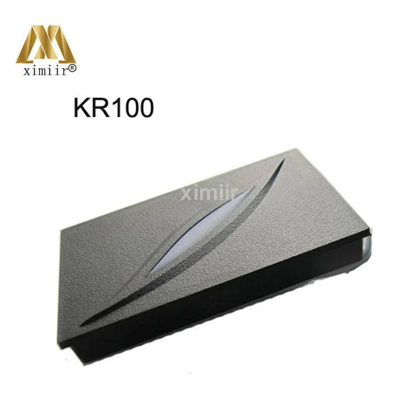 

10 pcs/lot IP65 card reader 13.56 MHz wiegand34 protocol door access control system IC card proximity card reader KR100M