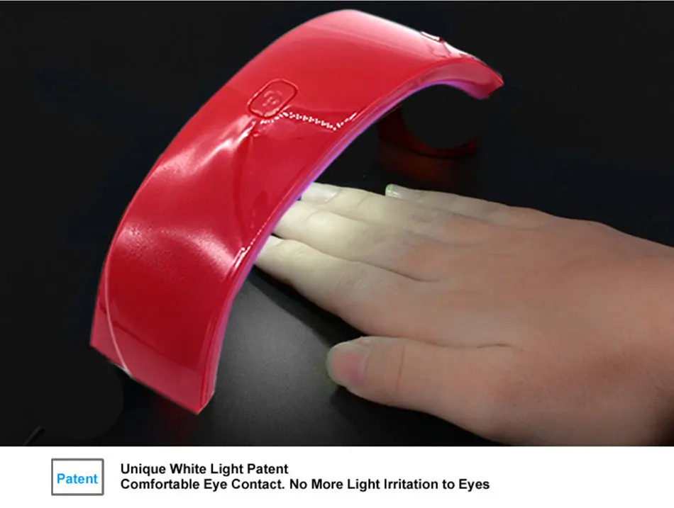 SUNmini 12 Вт УФ-светодиодная лампа для сушки ногтей УФ-светодиодный светильник для ногтей гель-отверждение УФ-Гель-лак инструмент для дизайна ногтей