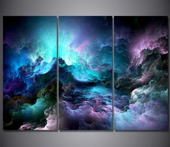 

3pcs,diy diamond painting abstract psychedelic nebula space mosaic Painting home decoration hand work with diamond embroidery