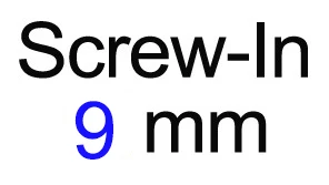 Круглый тип Силиконовые носовые упоры Размер 9 мм 11 мм Винт-или push-в тип дополнительно - Цвет: Screw In 9mm