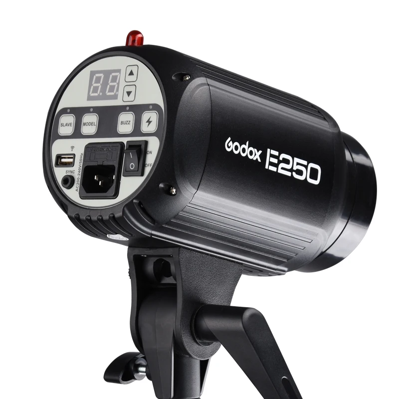 Горячая Вспышка speedlite, Godox E250 Pro фотостудия стробоскоп фотовспышка лампа 250 Вт студийная вспышка 220 В и 110 В