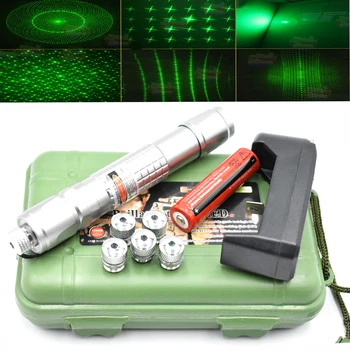 

Laser 303 5mW Green Laser Pointer Adjustable Focal Length and with Star Pattern Filter Laser Green Pointer Sight Lazer Laser 303
