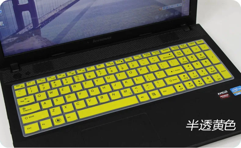 Yellow Для lenovo IdeaPad Y580 Y570 Y570D Y500 Y510 Y510P Z580 Z560 Z565 Z570 Z575 силиконовые клавиатуры для ноутбука Защитная крышка - Цвет: Yellow