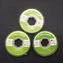 5Pc Dental Orthodontic Appliances Rubber Elastic Spool High Strength Power Ultra Chain Transparent Color Dentist Materials