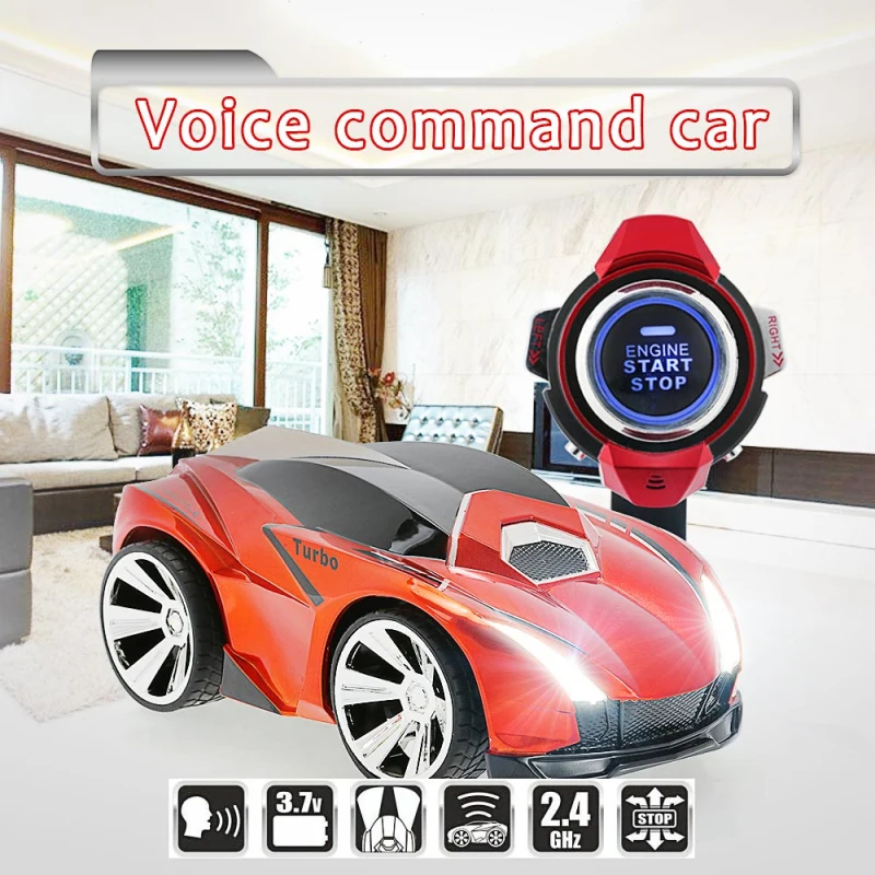 voice command car R-102 with smart watch 2.4G 4CH RC Car remote control outside educational toy best gifts for kids vs AAA25896 voice command car R-102 with smart watch 2.4G 4CH RC Car remote control outside educational toy best gifts for kids vs AAA25896