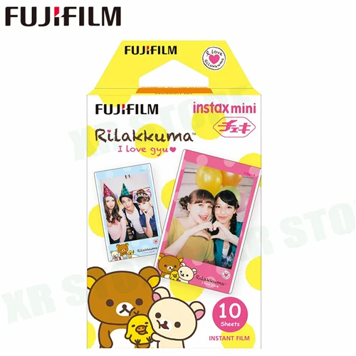 Fujifilm 10-100 листов Алиса мультфильм мгновенная фотобумага мультфильм пленка для Fuji Instax Mini 8 9 70 7s 50s 50i 90 25 Share SP-1 2 - Цвет: Rilakkuma