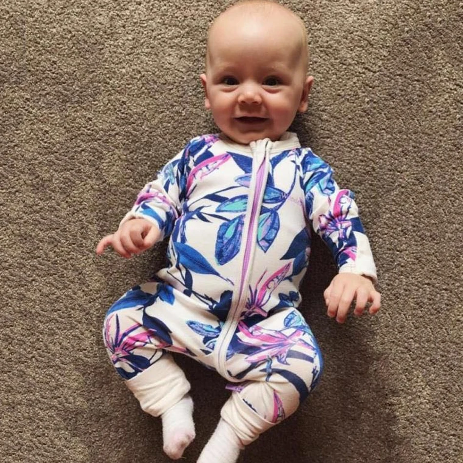 

Children's Clothing Pyjamas Newborn Infant Baby Rompers Long Sleeve Overalls Boys Girls Spring Autumn Clothes
