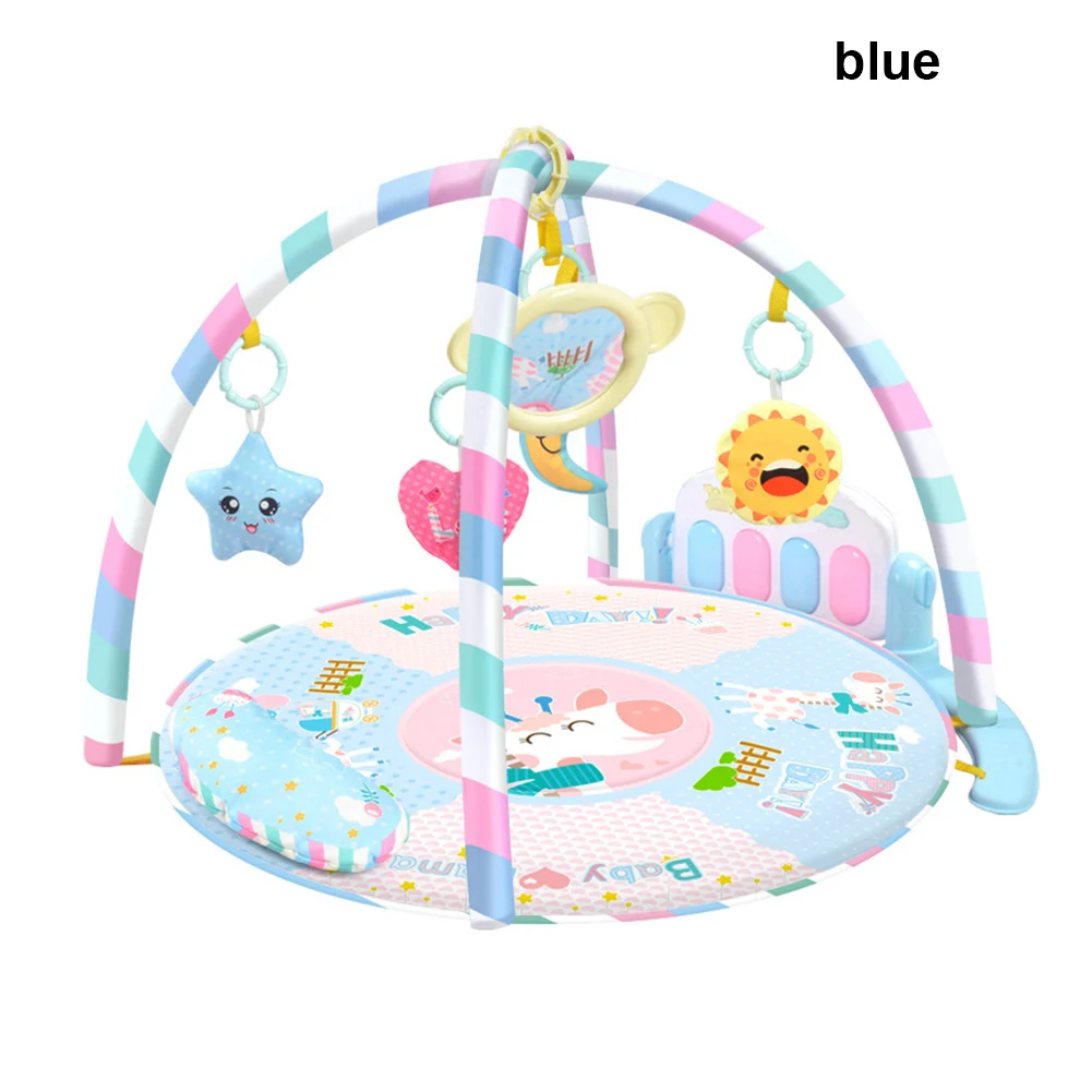 

Baby Play Mat Kick Piano Keyboard Music Playing Flashing Mats Infant Exercise Education Rack Carpet @ZJF