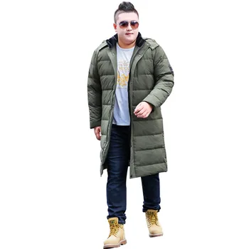 2019 Men's Winter Jacket Fashion Hooded Warm Cotton Casual Jacket Men's Long Over Knee Oversized XL-8XL 9XL 10XL Black Jacket 2019 Men's Winter Jacket Fashion Hooded Warm Cotton Casual Jacket Men's Long Over Knee Oversized XL-8XL 9XL 10XL Black Jacket