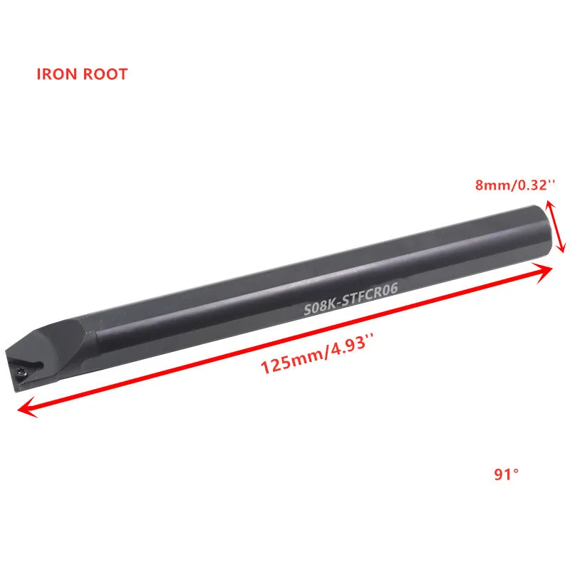 

S06H/S08K-STFCR06 CNC Lathe Internal Turning Tool Holder Boring Bar For TCMT06 Insert