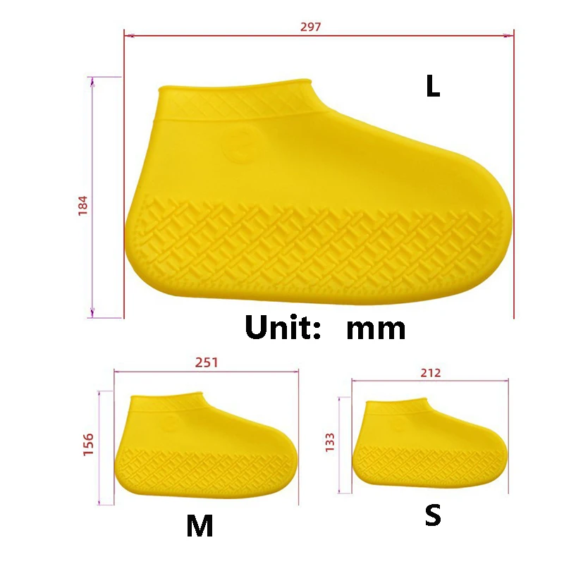 Водонепроницаемые силиконовые чехлы для обуви, непромокаемые чехлы для обуви, многоразовые противоскользящие туфли для улицы, кемпинг, катание на лыжах, Велоспорт Рыбалка