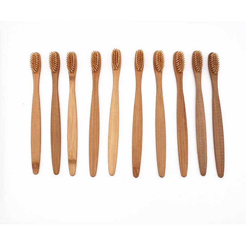 escova de dentes escova de cerdas macias de bambu natural de madeira de bambu fibra de bambu 50 pçs e lote bambu eco capitellum 10 de Dentes Escova de Dentes Escova de