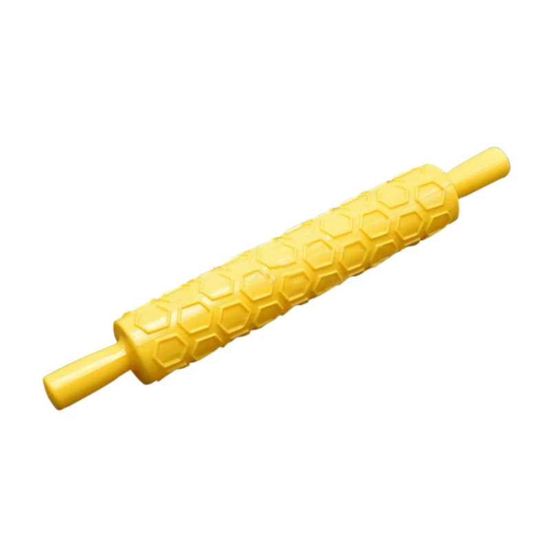 Urijk Pastic антипригарный Fondant Rolling Pin тиснение торт тесто ролик украшения ремесла DIY