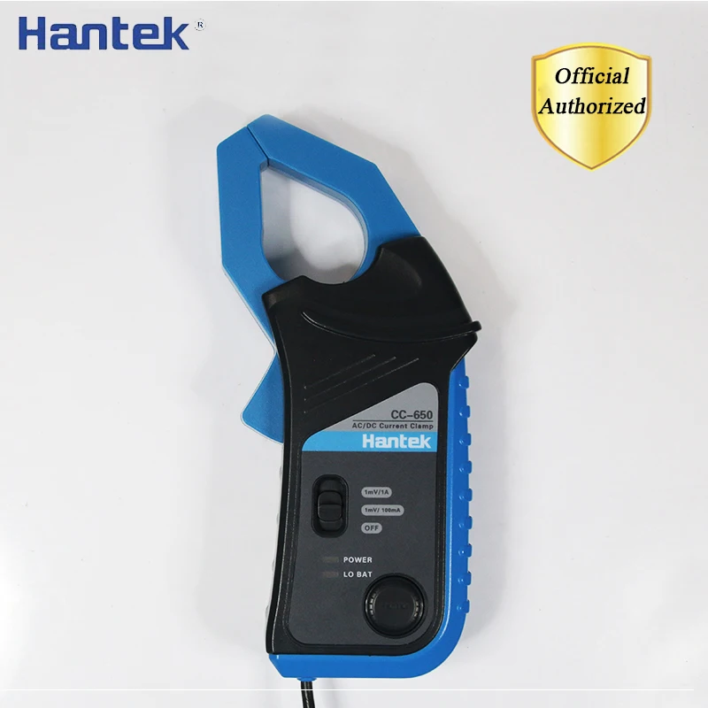 Hantek CC-650 AC/DC токовый зажим Электрический тестер преобразователь с разъемом типа BNC для осциллограф Hantek CC650