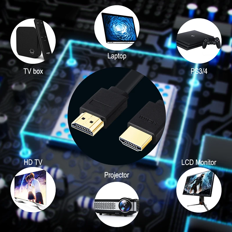Shuliancable HDMI кабель видео плоский hdmi 1 4 1080P 3D для HDTV XBOX PS3 компьютера 0 3 м 5 2 7 10 15