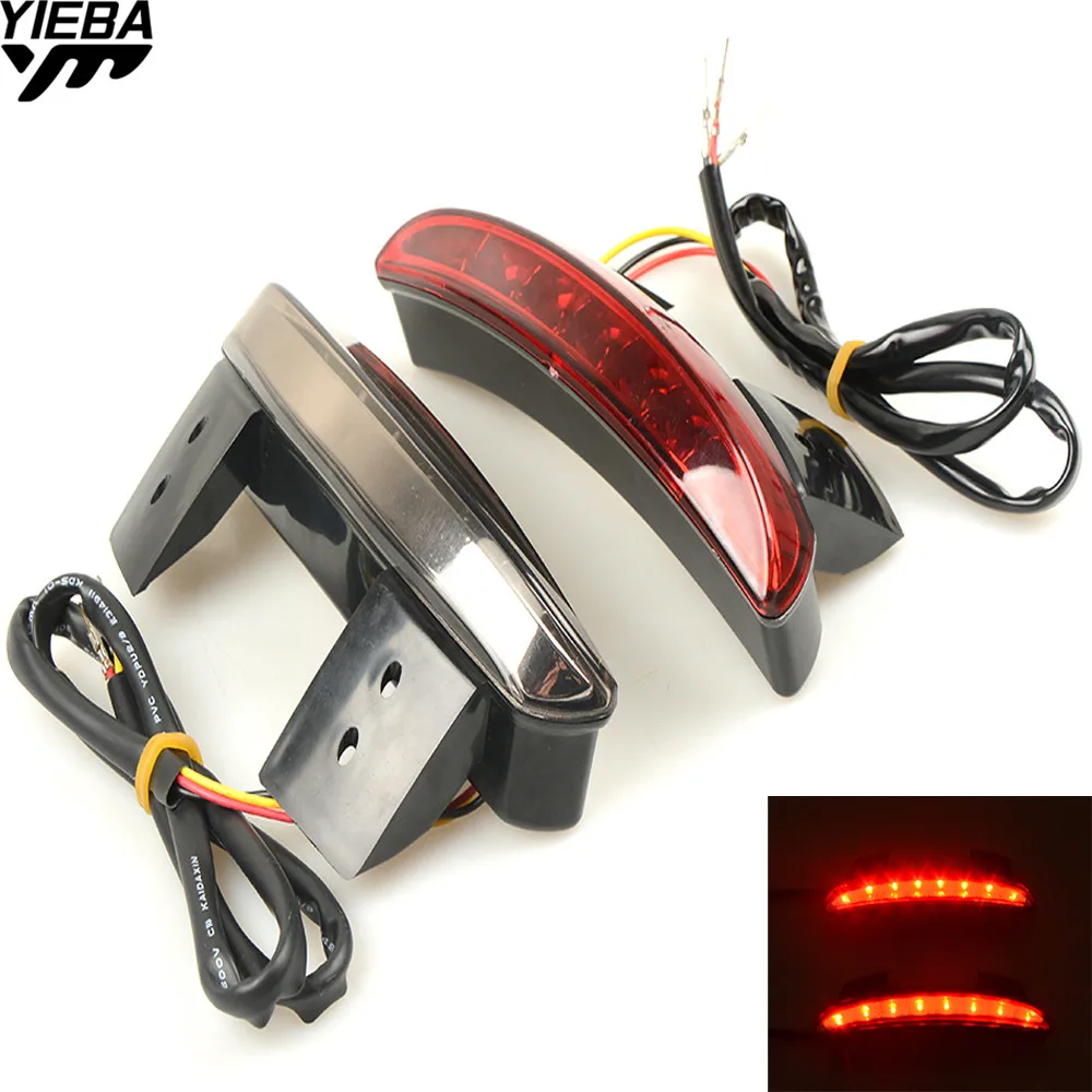 Motorcycle Led Tail Light Brake Light Stop Turn Signal lights/Lamp FOR Harley Davidson XL 1200C Sportster Custom 2008-2014