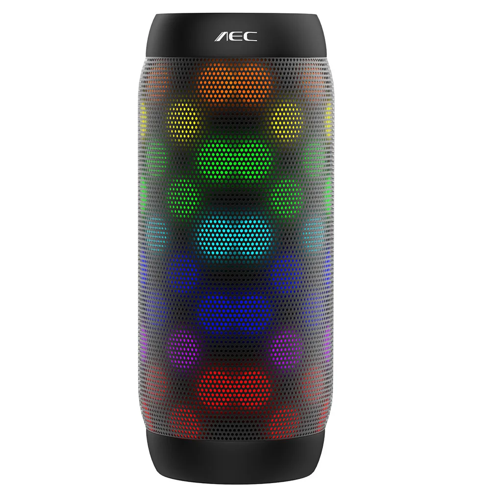 AEC BQ 615 PRO красочные светодио дный огни Bluetooth Динамик Hi Fi стерео Беспроводной