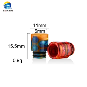

Sailing Newest Epoxy Resin Snake Pattern 510 Drip Tips for TFV8/TFV12 Kennedy Goon 528 RDA