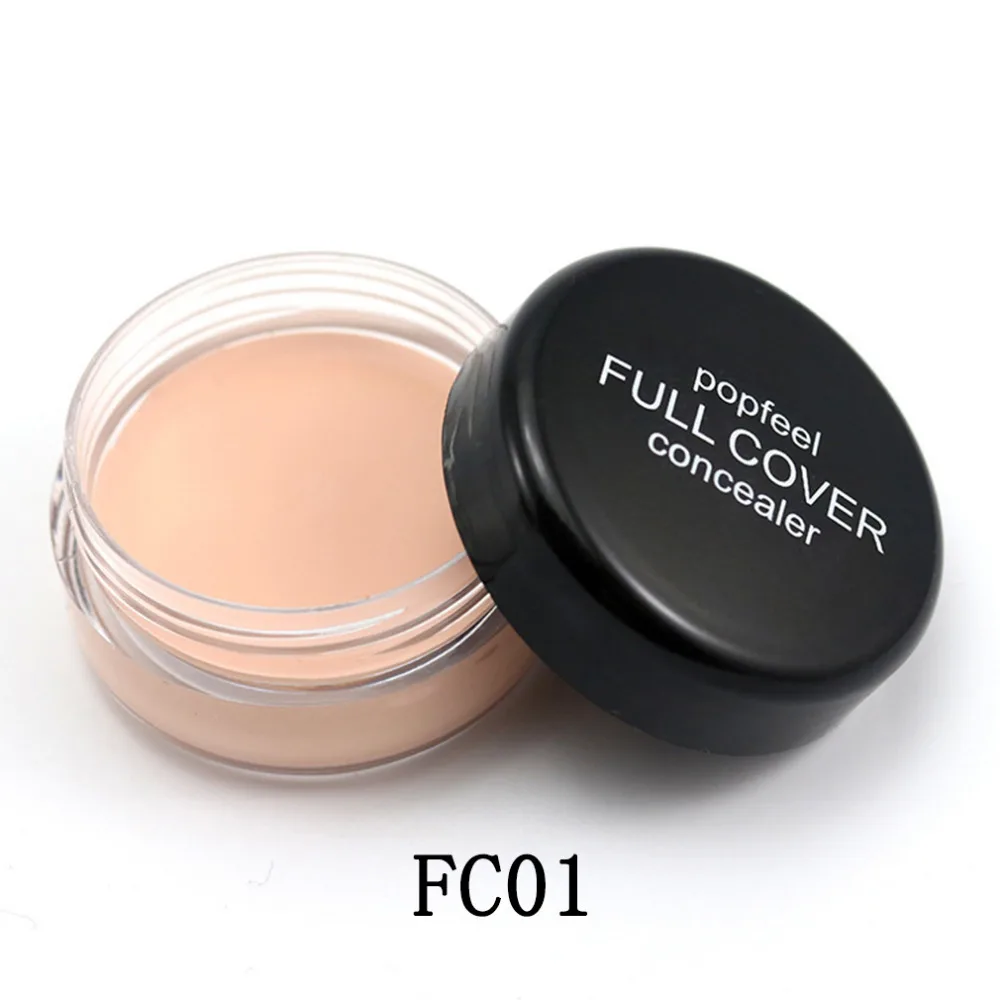 

POPFEEL Professinal Base Foundation Makeup Face Concealer Cream Long Lasting Moisturizing Cover Pores Concealer Top Quality