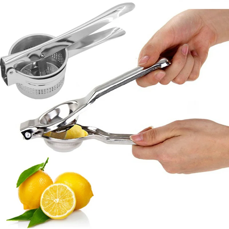 Joyclad Stainless Steel Vintage Hand Press Manual Juicer Lemon orange Lime Baby food Squeezer