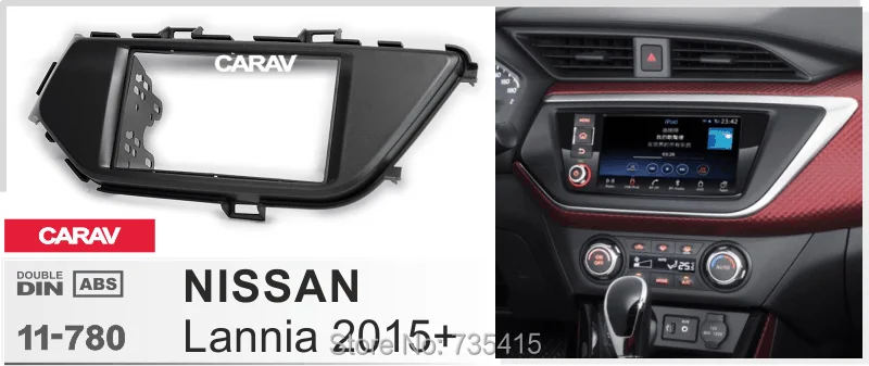 CARAV 11-780 Car Radio Installation Trim Fascia Panel