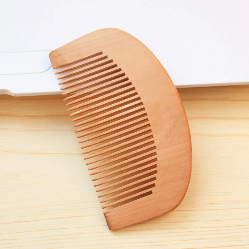 New 1PCS Pocket Wooden Comb Super Wood Combs No Static Beard Comb Hair