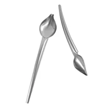 DIY из нержавеющей стали шоколадная ложка большой карандаш фильтр ложки украшения торта выпечки Кондитерские инструменты аксессуары кухонный гаджет