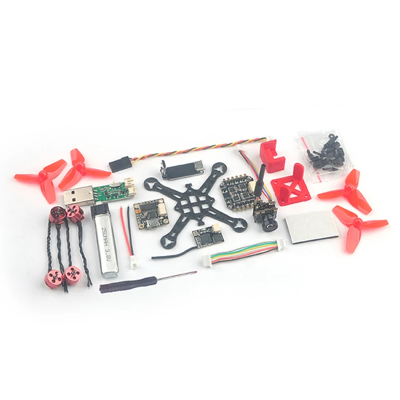 JMT Trainer66 Mini 66 мм 1S FPV гоночный Квадрокоптер PNP Kit w/ Flysky DSM/2 /X Frsky приемник для фото