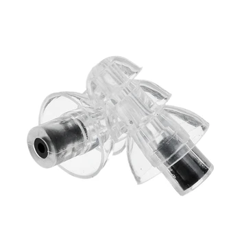 

MOOL 2Pcs Noise Cancelling Earplugs Hearing Protection Reusable Silicone Ear Plugs For Sleep Ear Protector Musician Bar Drumme
