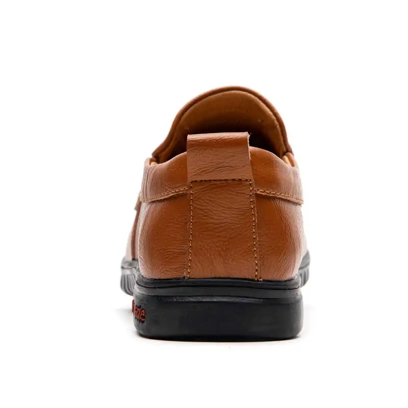 Holes Men Loafers Lazy Men Shoes Genuine Leather Shoes Men Casual Shoes Footwear Chaussure Homme Moccasins Slip On Driving Shoes