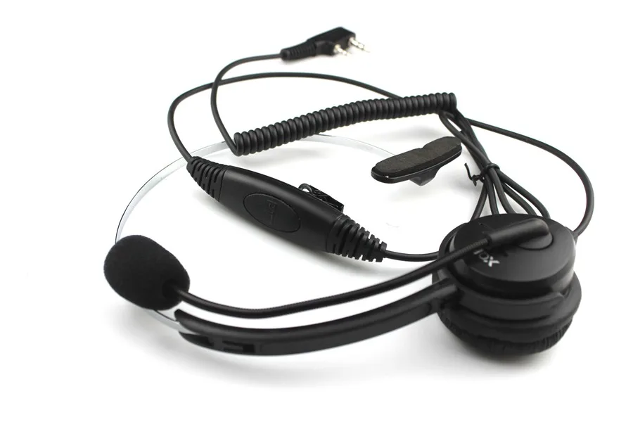 К разъем для наушников одинарная гарнитура ошейник PTT с микрофоном Kenwood Radio BAOFENG UV
