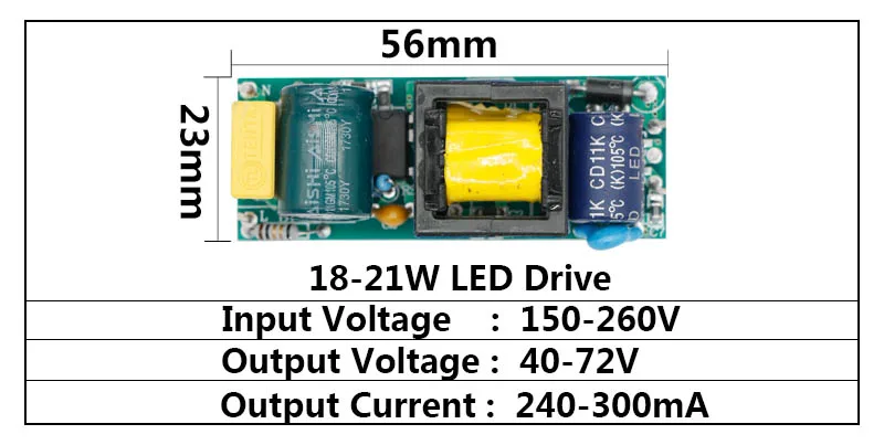 Светодиодный драйвер 1*3W 2*3 Вт 3*3W светодиодный свет AC85-265V Питание постоянный ток Напряжение Управление трансформаторы для "сделай сам"