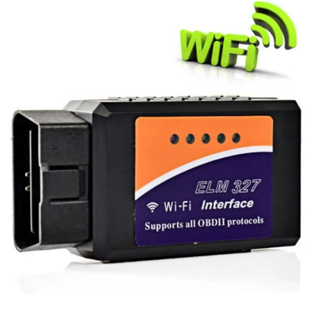 Последняя версия V1.5 ELM327 wifi OBD2/OBDII автоматический диагностический сканер инструмент ELM 327 wifi диагностический инструмент