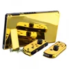 Chrome Gold Back Plate w/ Controller Housing Shell w/ Full Set Buttons for Nintendo Switch Handheld Console & Joy-Con ► Photo 3/6