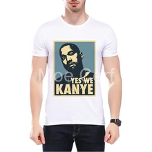 MOE CERF Newest Kanye West 2PAC Tupac T Shirt Funny Music Singer Desing T-shirt Hipster Men Hip Hop Street Clothes L9-J-127