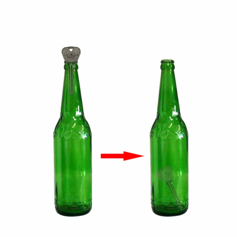 1 set Easy to do Magic Tricks Key into Bottle fold keys close up magic illusion magician gimmick|Волшебные фокусы| |