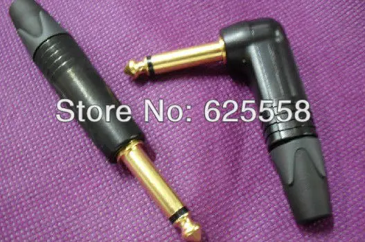 

1piece Neutrik np2rx-b gold plated stereo right angle headphone plug