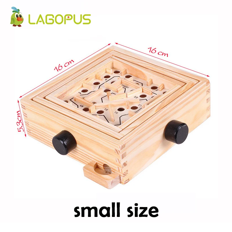 Günstige Drehknopf Holz Labyrinth Bord Spiel Ball In Labyrinth Puzzle Handarbeit Spielzeug Kinder Pädagogisches Spielzeug Roll Perlen Für kinder