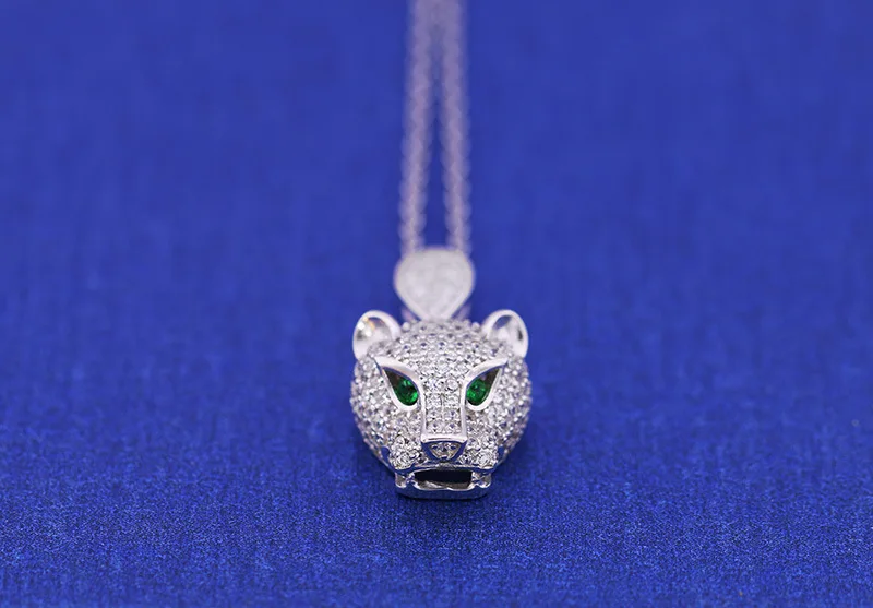 Fashion 2016 Brand Luxury panther Jewelry Women's 925 Silver Pendant