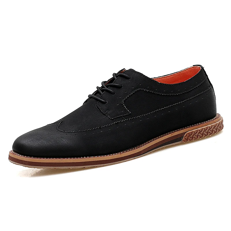 fashion suede leather men shoes elegant male footwear italian office leisure moccasins dress classic brogue oxford shoes for men (7)