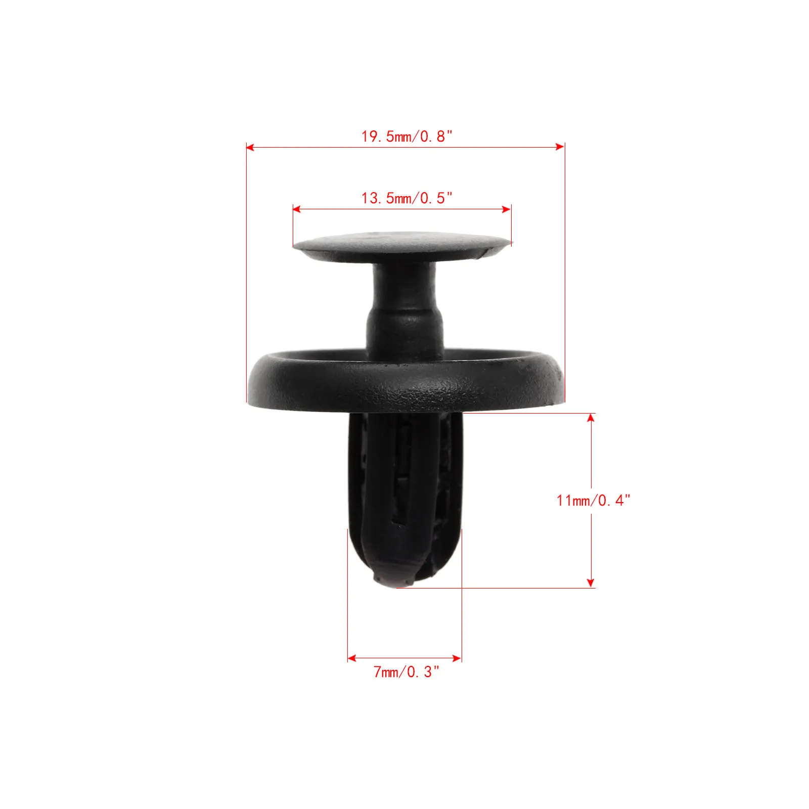 20 шт. пластиковая заклепка зажим подходит 7 мм отверстие бампер крыло фиксатор зажимы для Suzuki Grand Vitara SX4 Swift X-90 XL-7 для Mazda