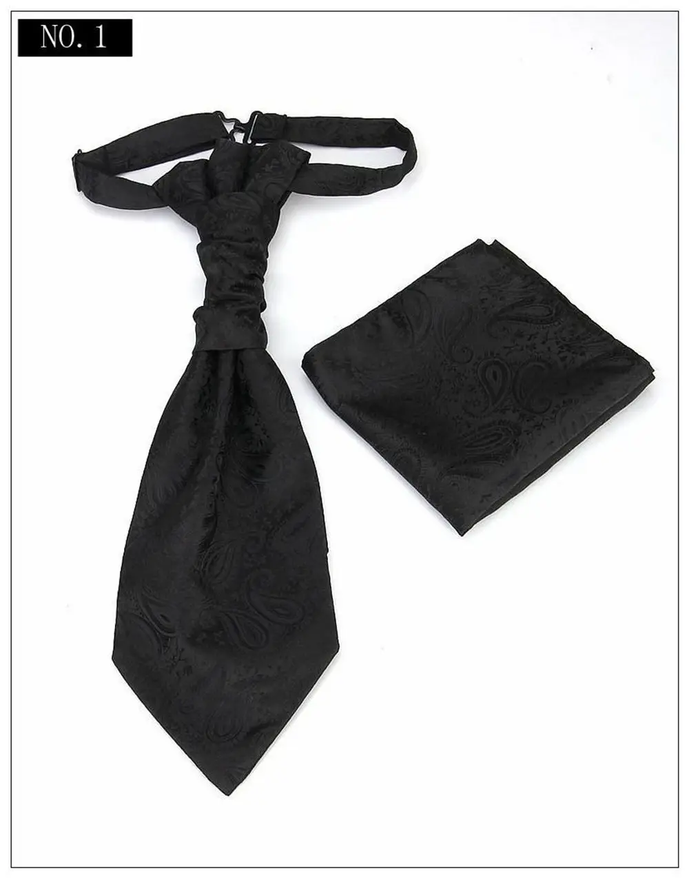 

Clearance Sale Paisley Necktie Handkerchief Men's nNeckwear Dress Suit Hongkong Bowknot Formal Wedding Party Groom 2 Pieces