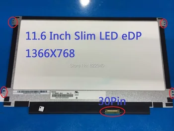 

11.6" Laptop LCD Screen For DELL INSPIRON 11 11(3135) 11(3000) LED Display eDP 30Pin Slim N116BGE-EA2 REV. C1